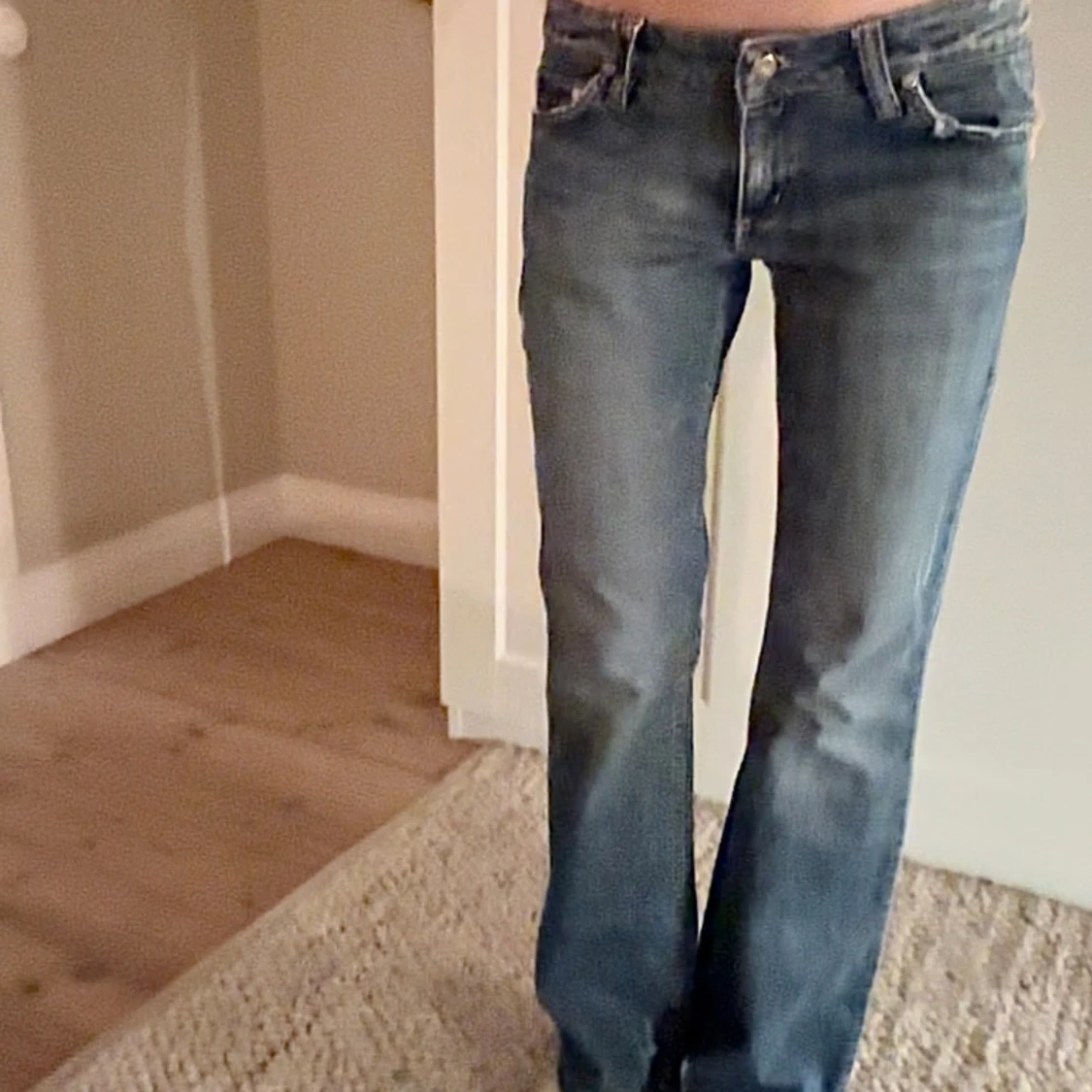 Lågmidjade jeans - 90