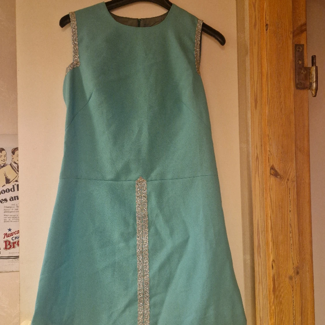 Helt oanvänd klänning 38, 1970-tal.