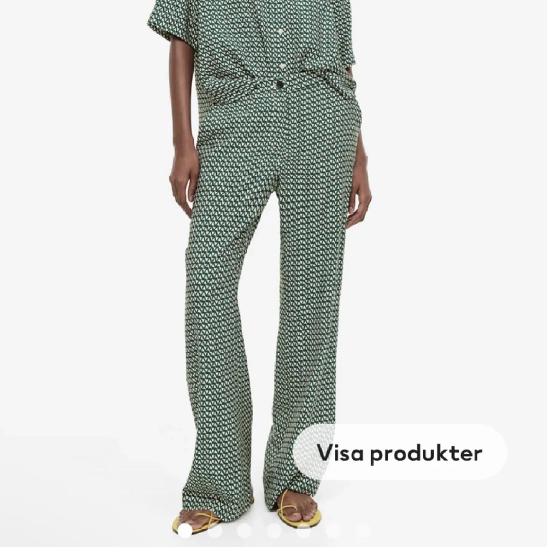 Hm mönstrade byxor  - 91