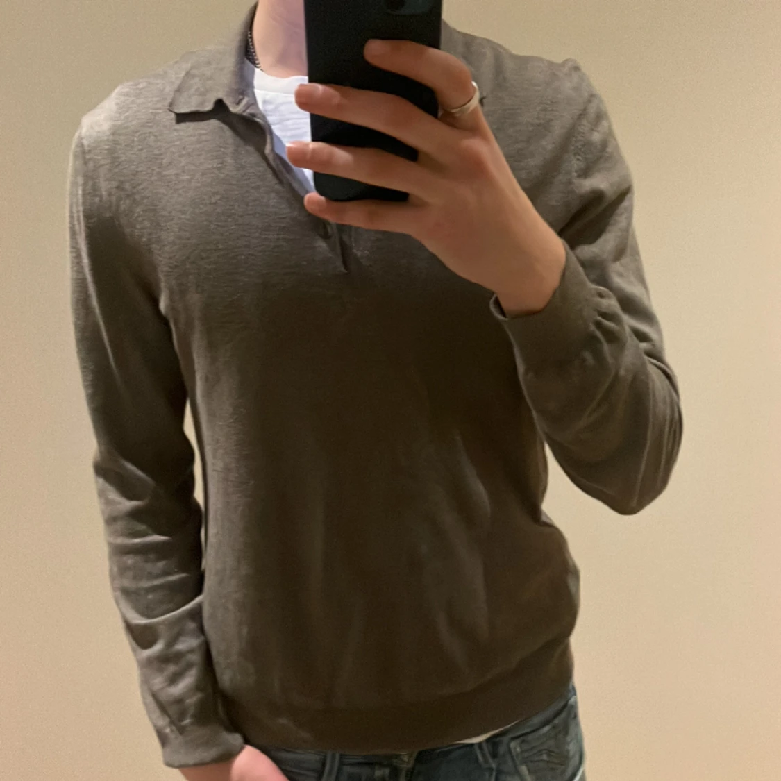 Tröja med krage  - 90