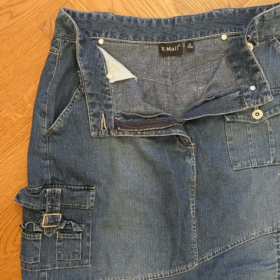 Jeanskjol - cargo - 90