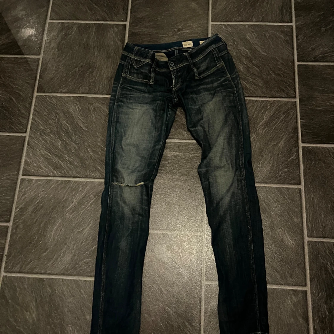Lågmidjade vintage jeans - 90