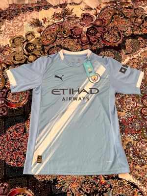 Manchester City matchtröja Puma - #mancity #manchestercity #cityzens #mancityjersey #bluemoon #haaland #premierleague #epl #fotbollströja #fotboll #manchestercityjerseyy #cityjersey #footballjersey #streetwear #secondhand #thrifted #resell #plick #mncfc #cityjerseyy