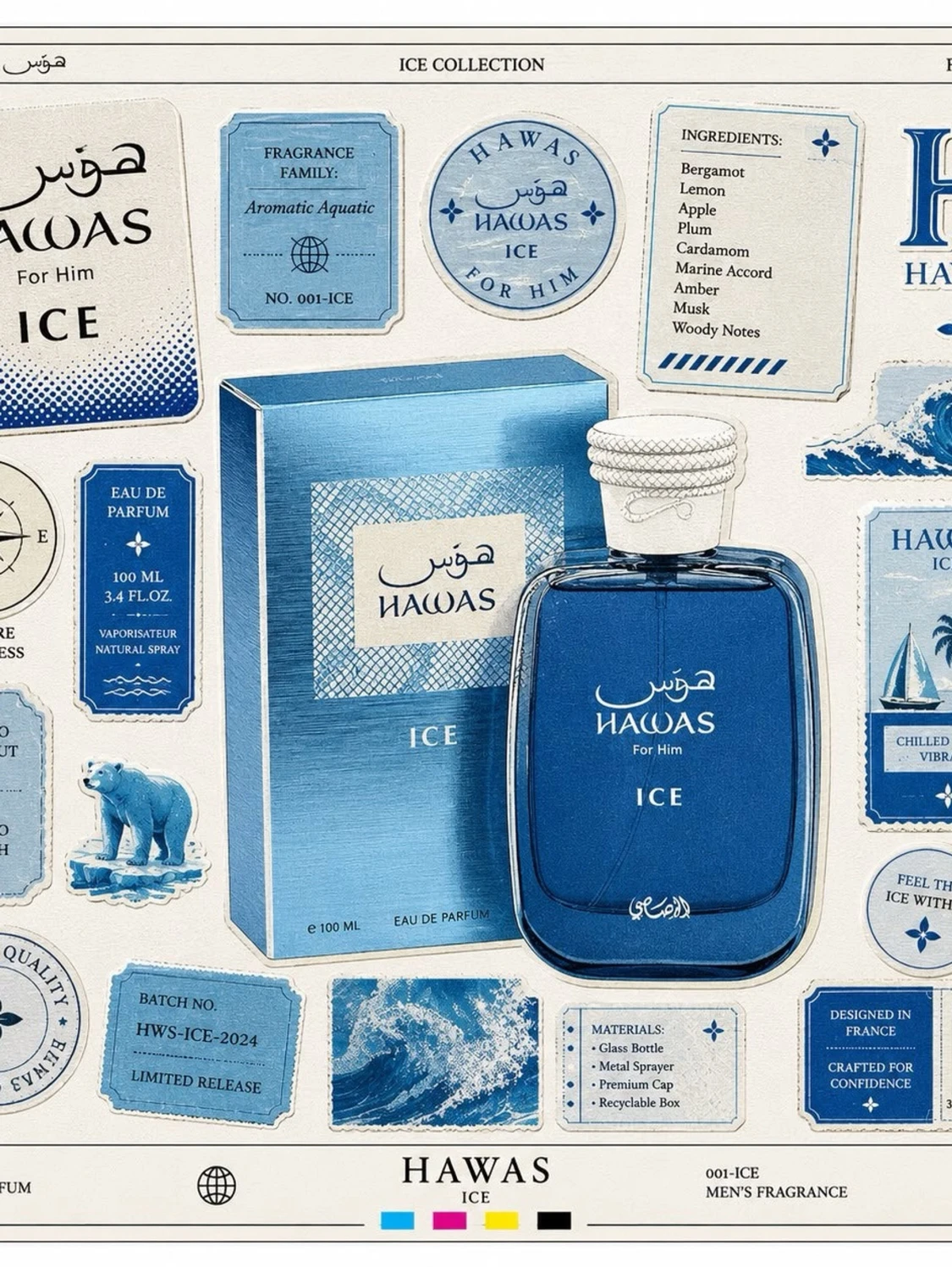 Hawas Ice Eau de Parfum 100 ml