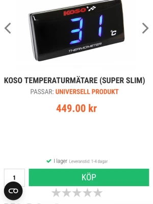 Temp mätare Aerox jog rr - Temp mätare 
