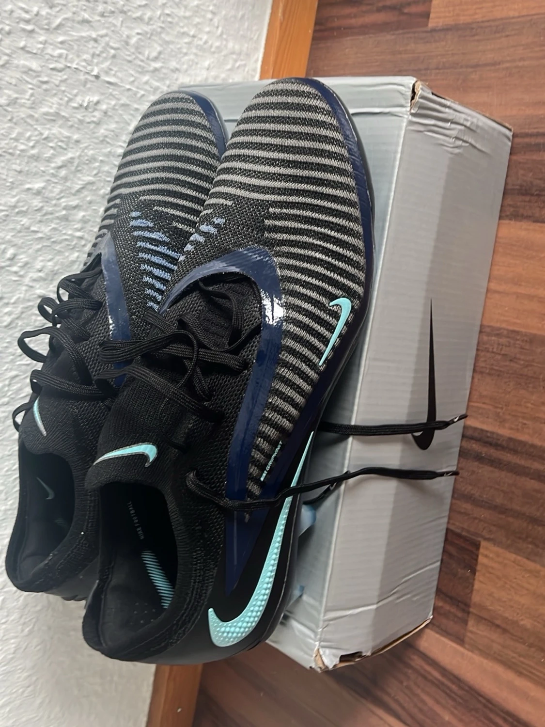 Nike Phantom GT2 fotbollsskor svart/blå