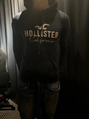 Hollister hoodie - Riktigt snygg hollister hoodie som är perfekt för sommarn eller början av skolan! Storlek M men mer åt S hållet. Hör av er vid frågor o funderingar 👌