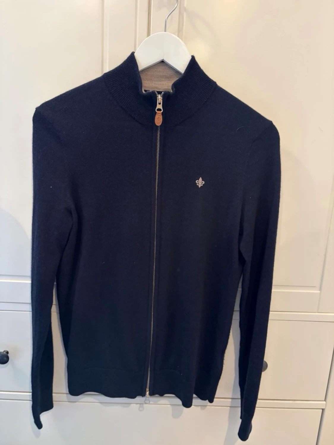 Marinblå Morris fullzip - 1