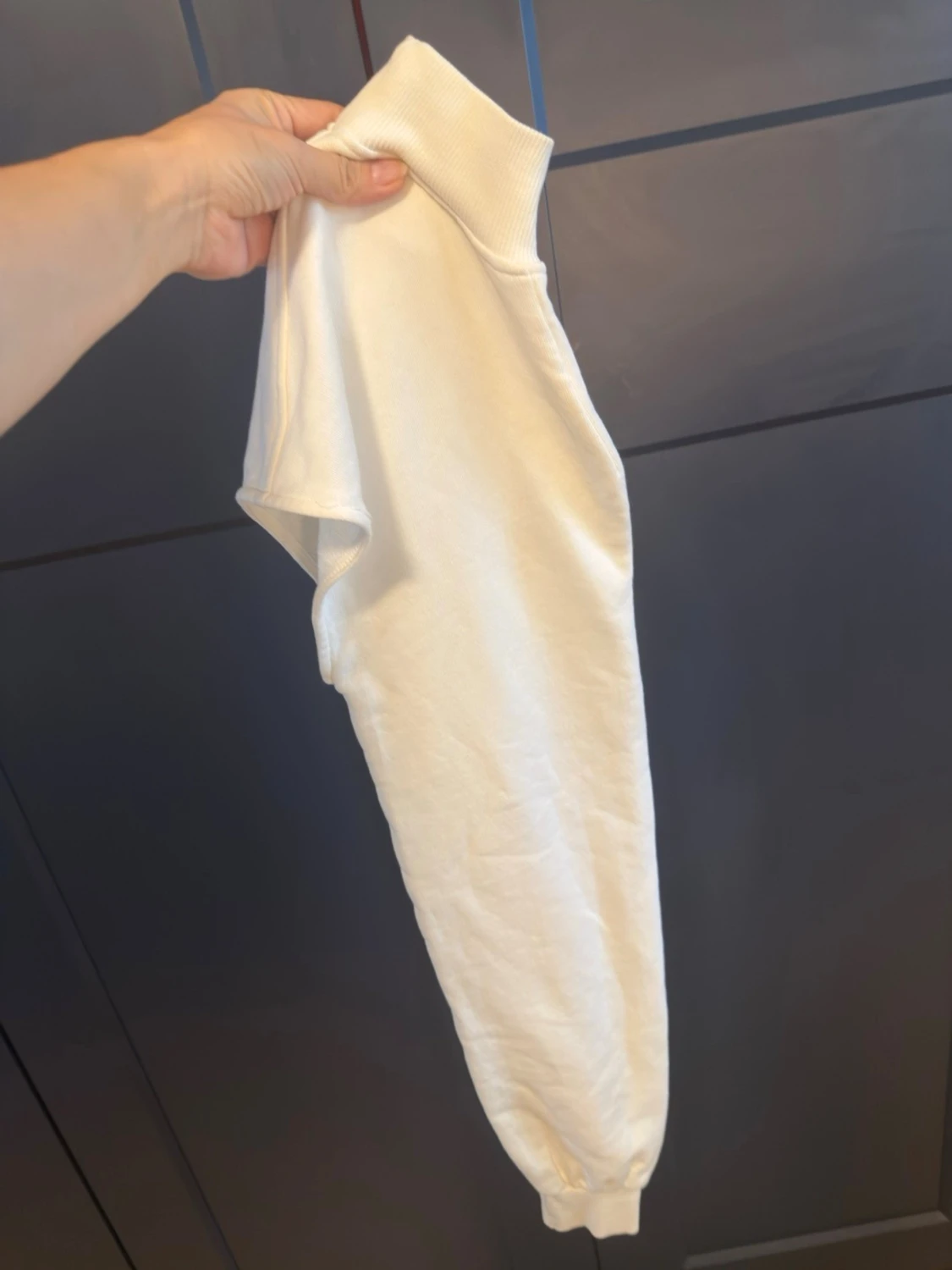 Vit croppad bolerotopp med lång ärm - 2
