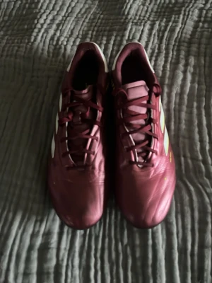 Adidas copa pure fotbollskor - Säljer ett par sprillans nya copa pure elite i färgen vinröd. Endast använda en gång säljer pga inte passar mina fötter. Skriv vid funderingar och priset är inte hugget i sten och kan rabatteras vid snabb affär eller köp av flera annonser!