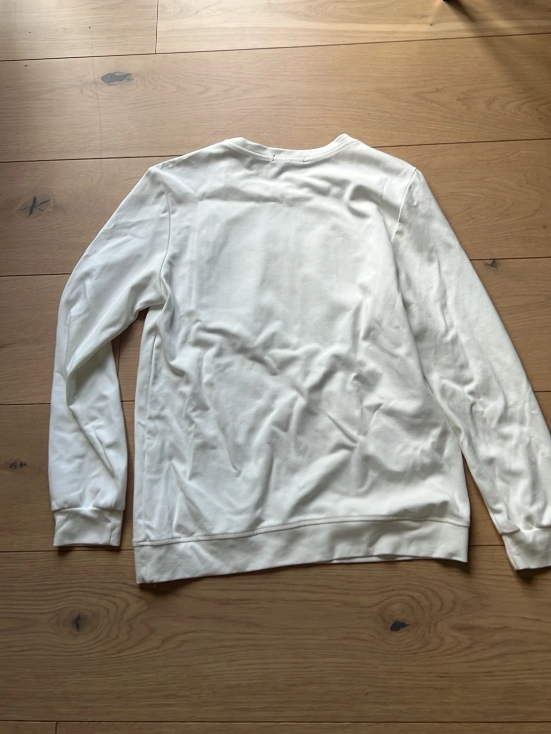 Vit sweatshirt med Medusa-tryck - 2