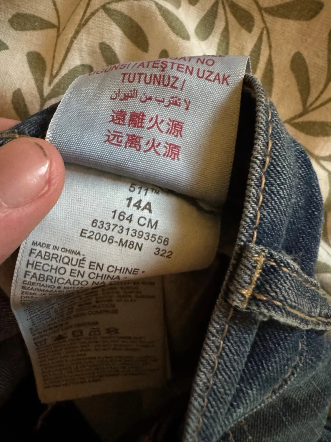 Levi's 511 Slim blå jeans - 4
