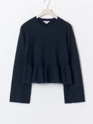 knitted peplum sweater - Knappt använd. Storlek xs. Från Gina 14+