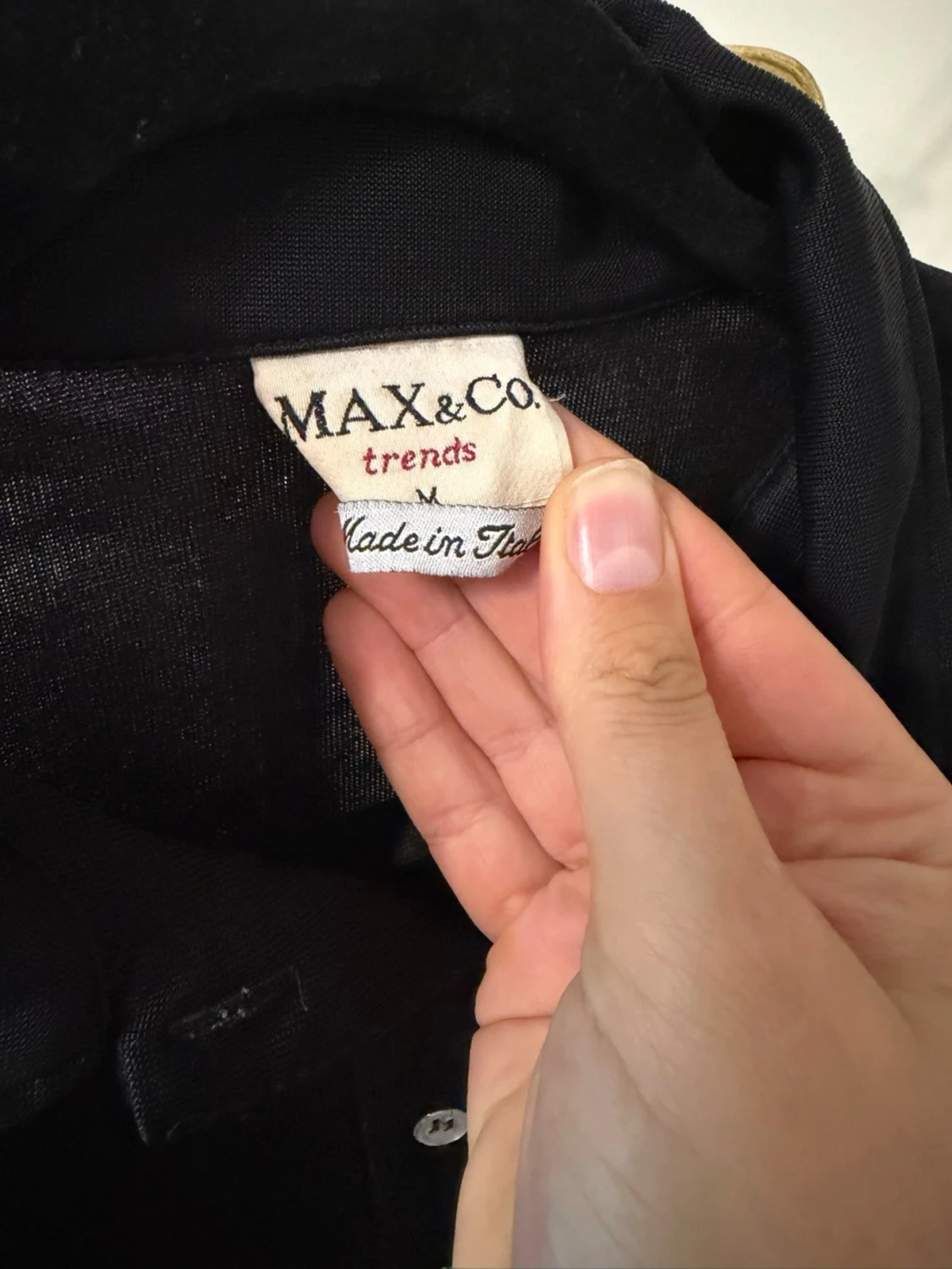 Svart pikéklänning med krage - 3
