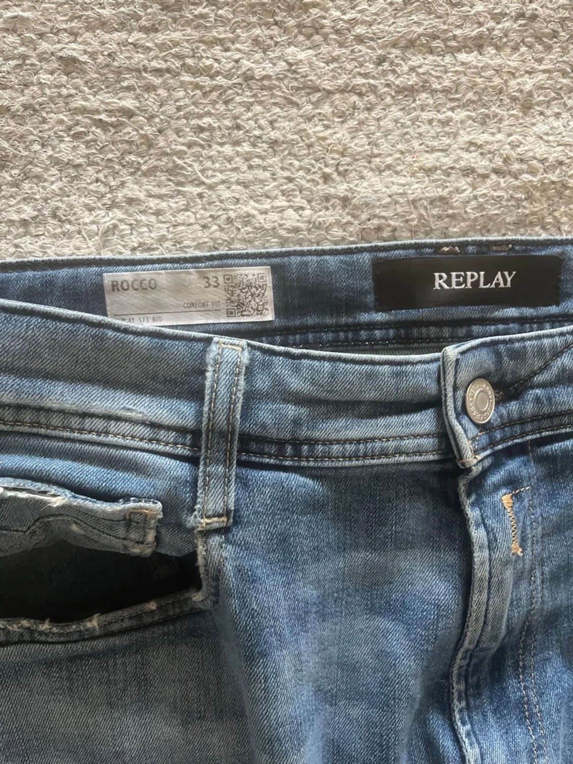Blå jeans från Replay, modell Rocco - 1