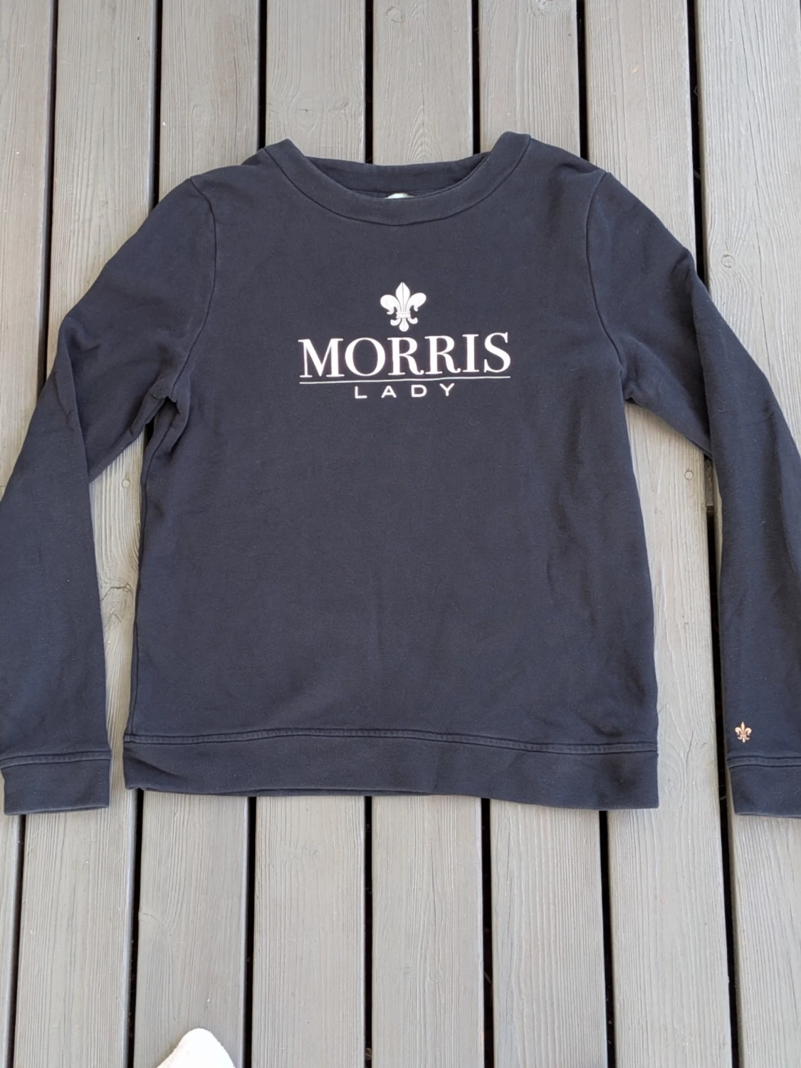 Svart sweatshirt från Morris Lady