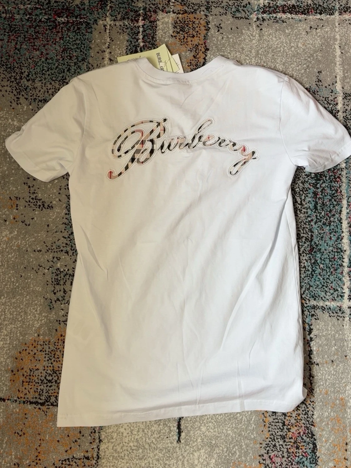 Vit Burberry T-shirt - 2