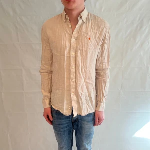 Morris Linen Shirt Beige Men's - Beige herrskjorta från Morris i gott skick.