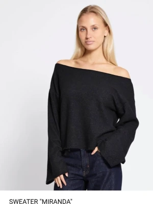 Offshoulder tröja  - Ny med prislapp, storlek Xs, mörkgrå, passar ej mig💕 kostar 150