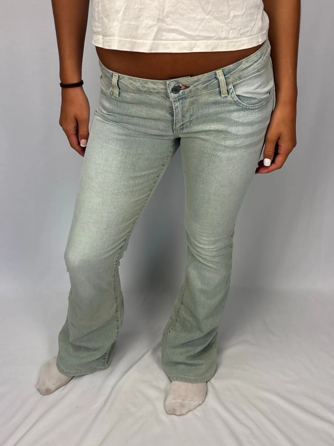 Lågmidjade jeans - 1