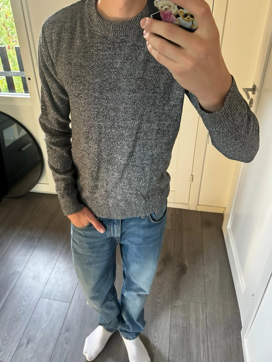 Grå Selected Homme tröja  - 1