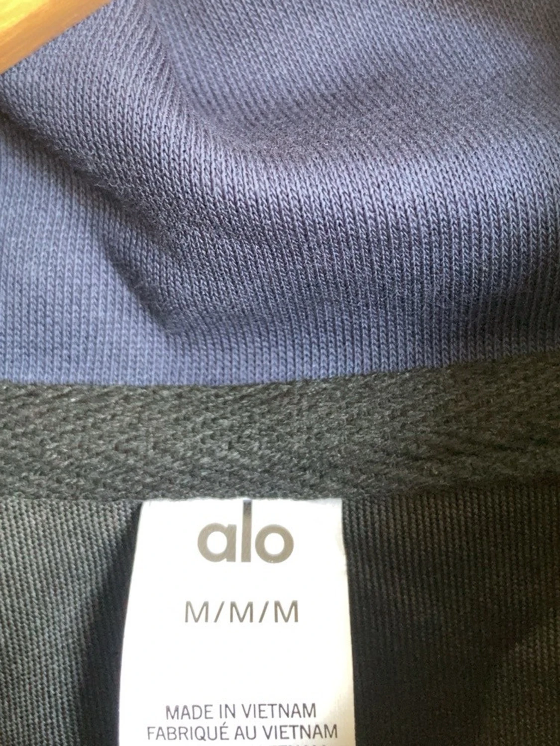 Alo Quarter Zip – Navy Blue - 2
