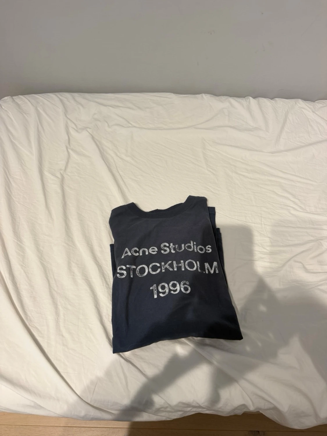 Mörkblå långärmad topp Acne Studios - 1