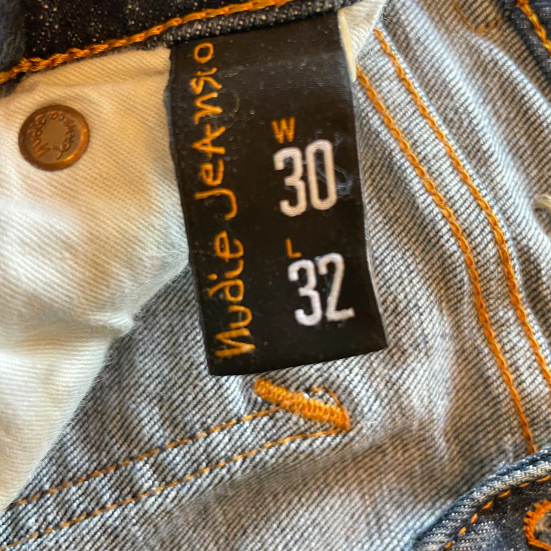 Mörkblå jeans från Nudie Jeans, W30 L32 - 3