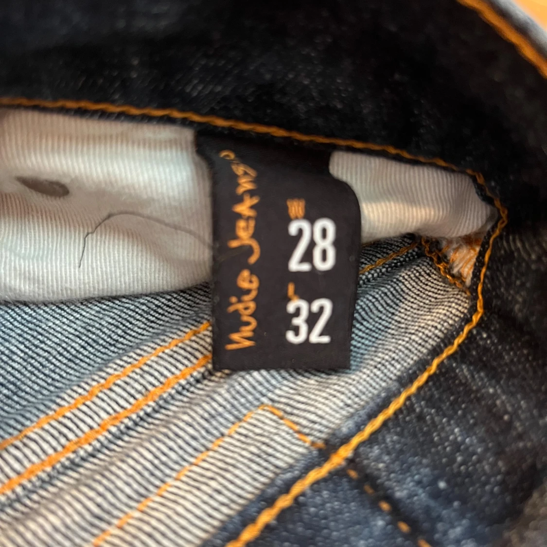 Mörkblå skinny/slim jeans från Nudie Jeans - 4