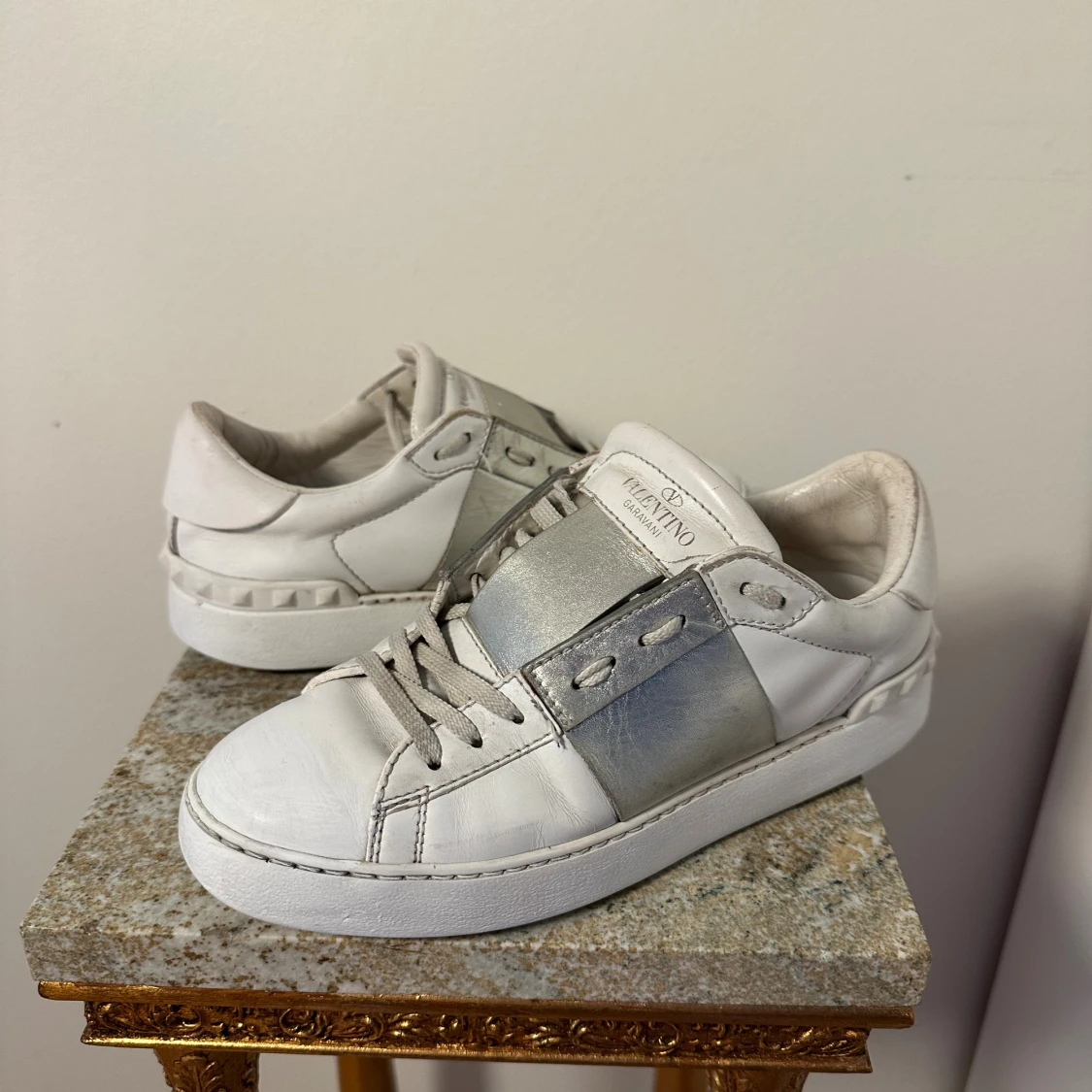 Valentino Garavani Open sneakers vit/silver