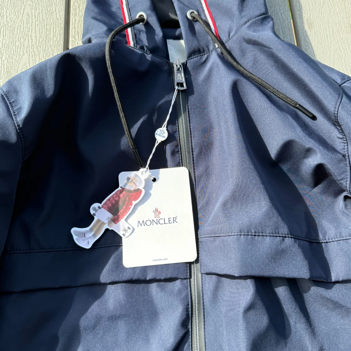 Marinblå vindjacka från Moncler S - 1