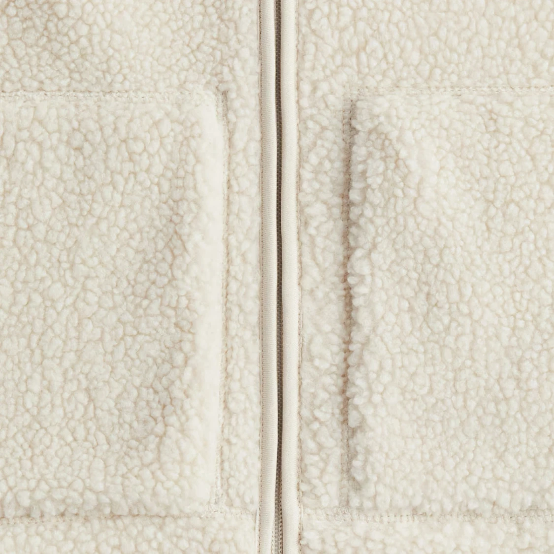 Beige teddyjacka H&M - 2