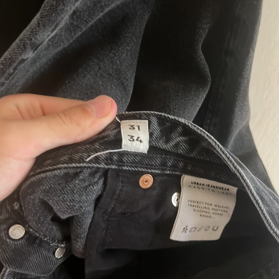 Svarta loose fit jeans Loose Chris - 1