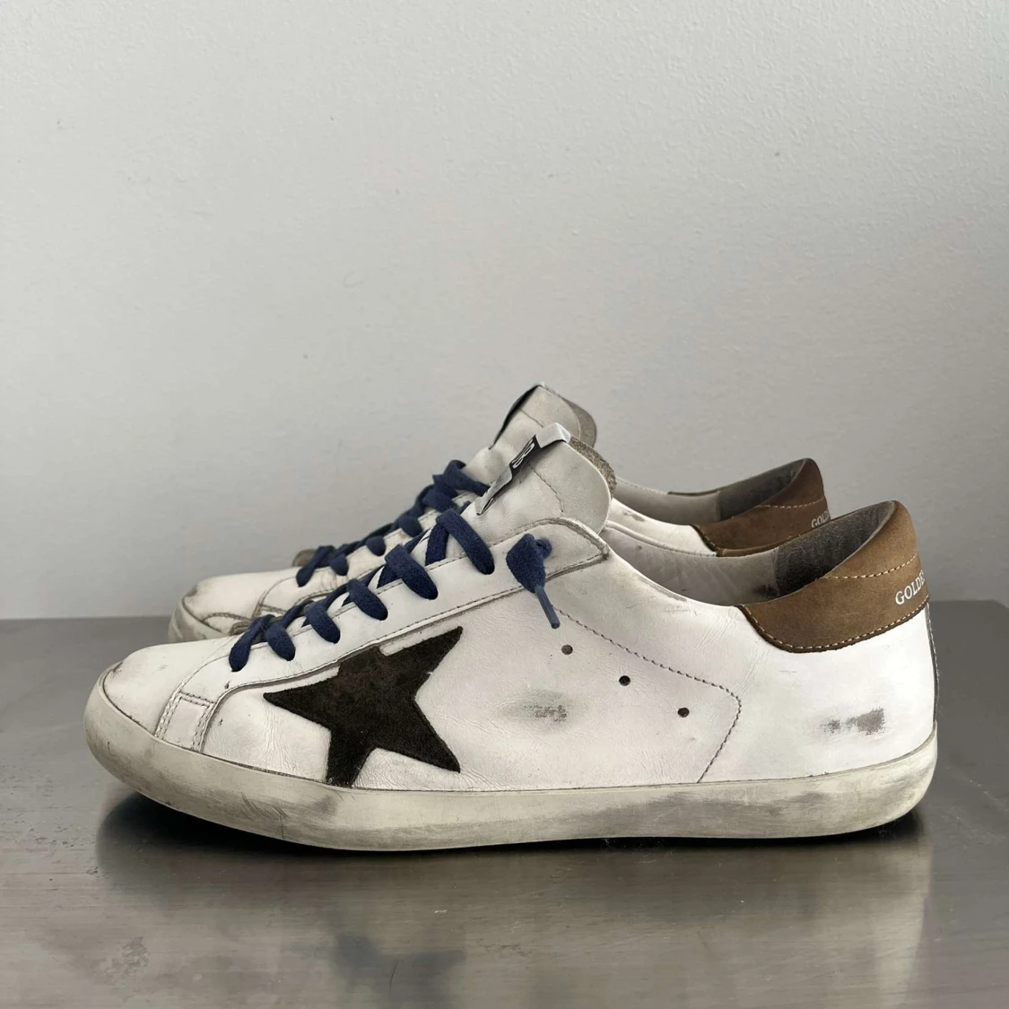 Golden Goose vita sneakers med stjärna - 2