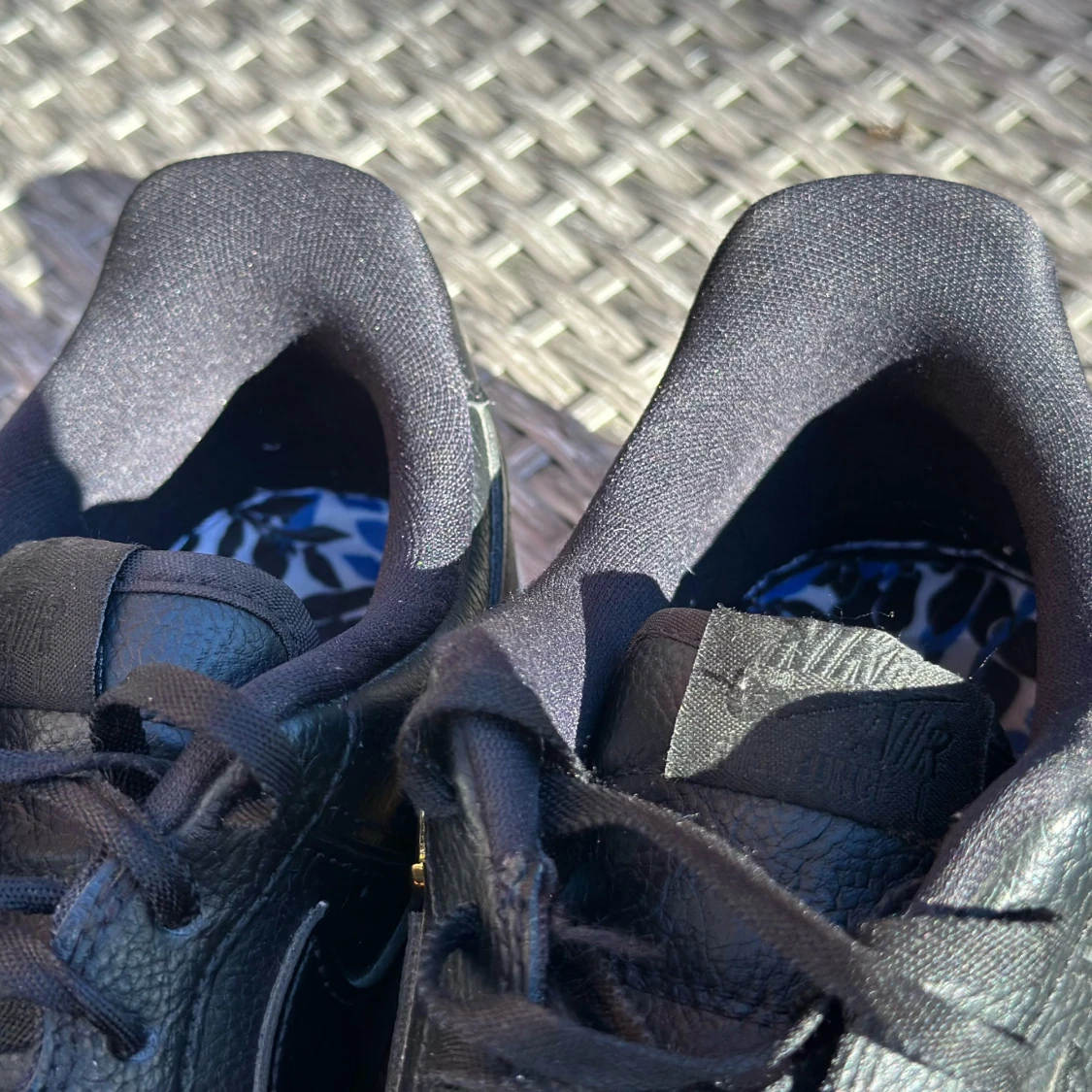 Nike Air Force 1 svart EUR 38 - 3