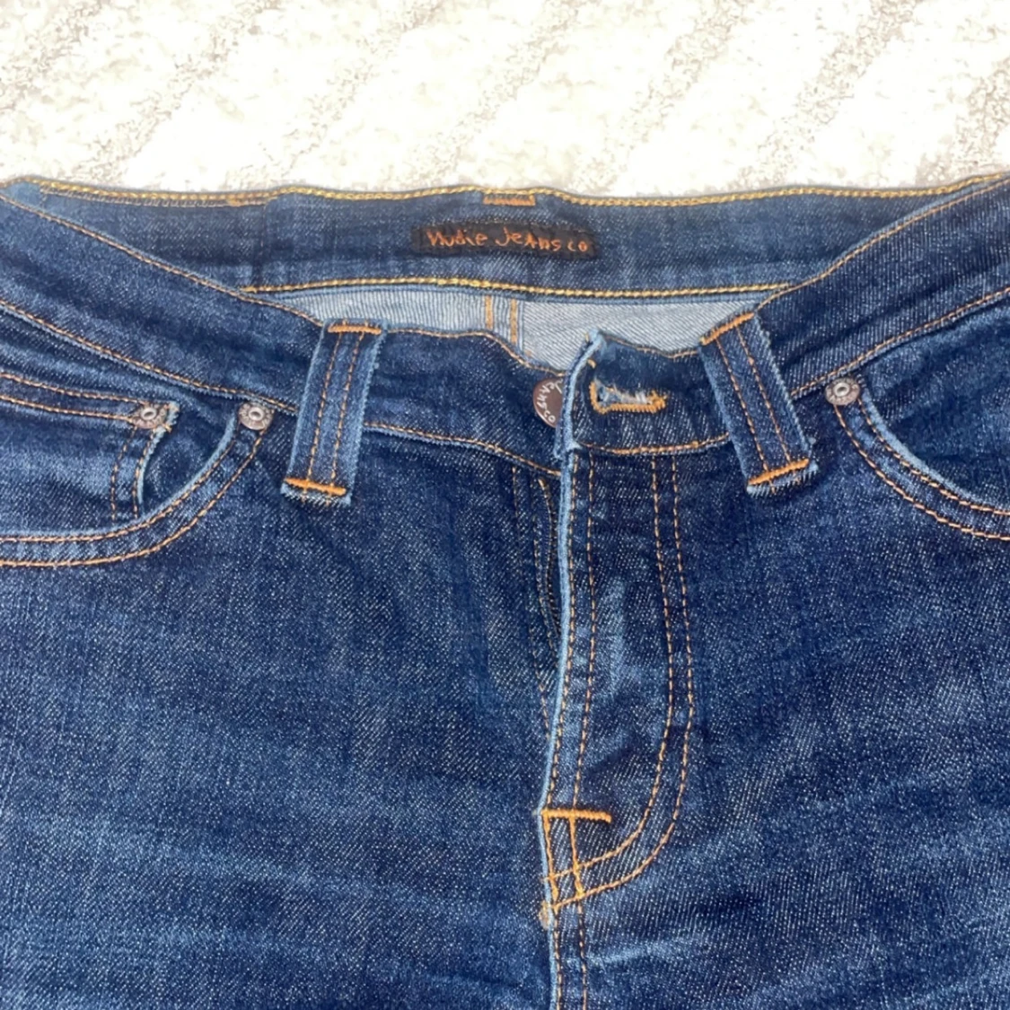 Mörkblå jeans Nudie Jeans - 1