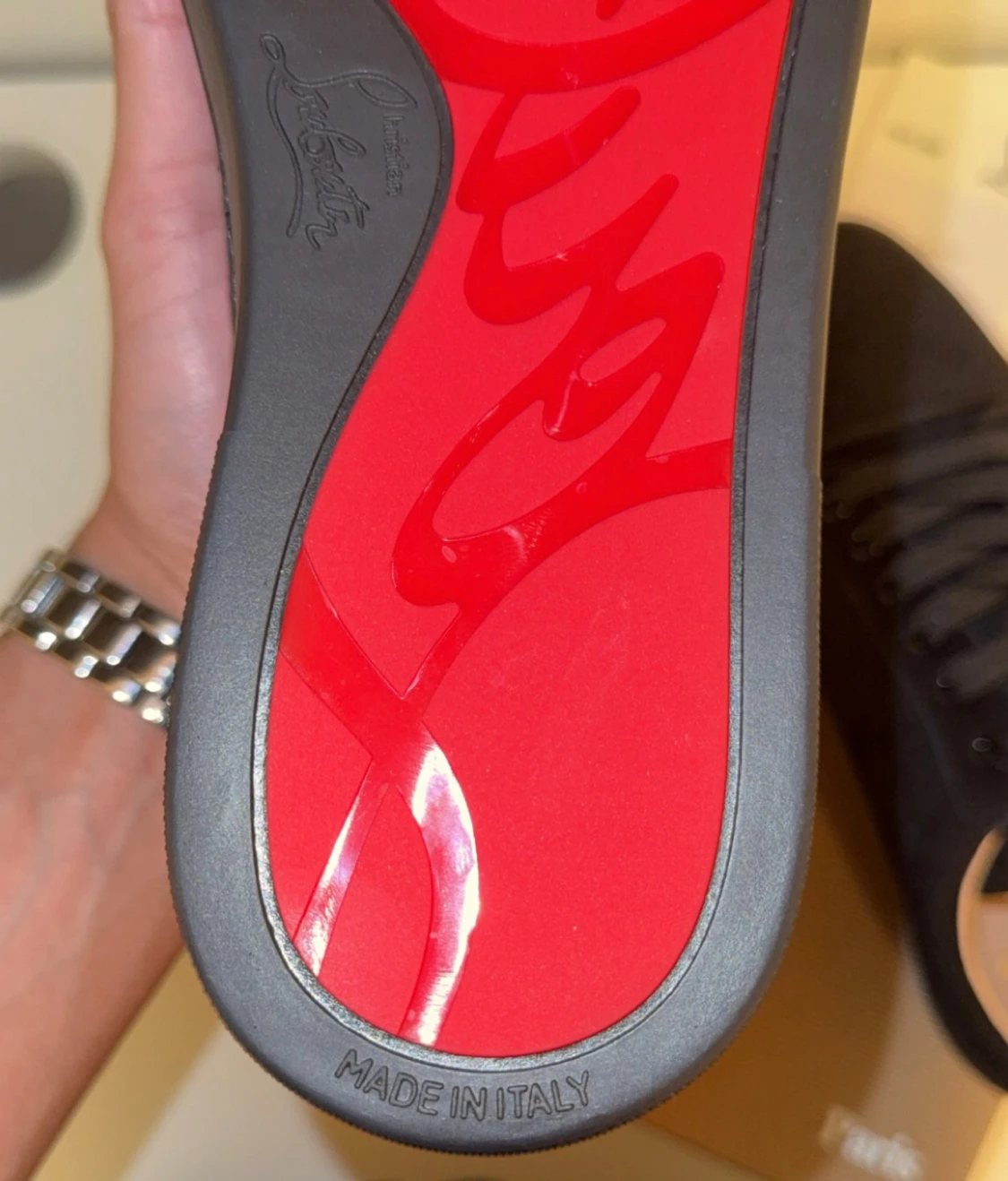 Svarta sneakers från Christian Louboutin - 3
