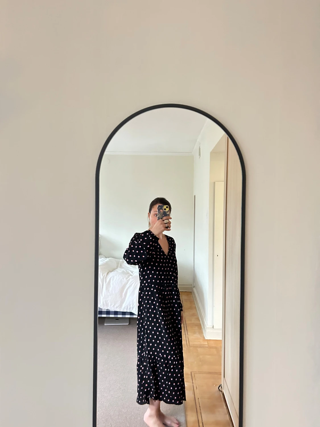 Svart prickig långklänning Noa Noa - 1