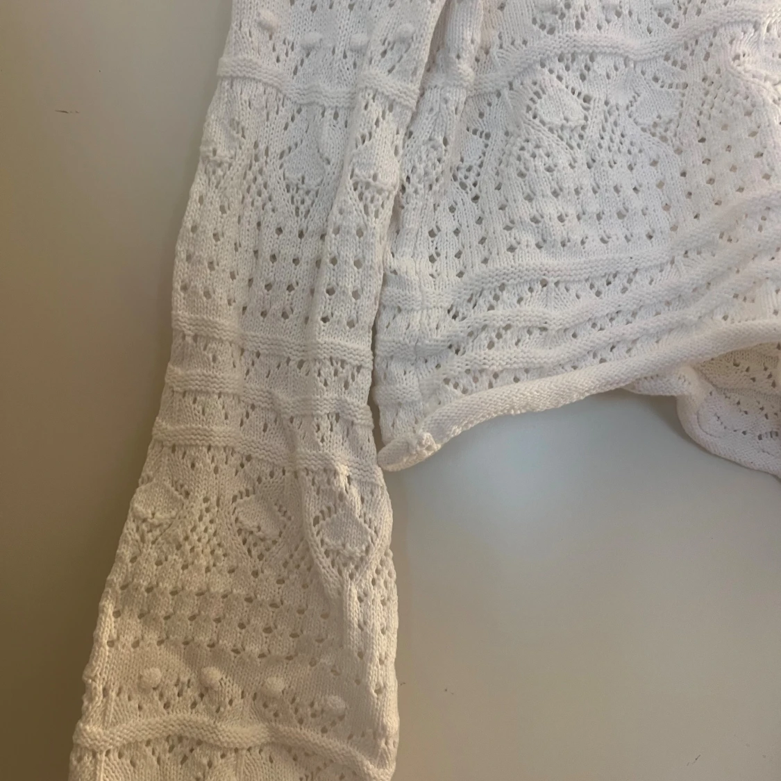 Vit stickad tröja French Connection - 1