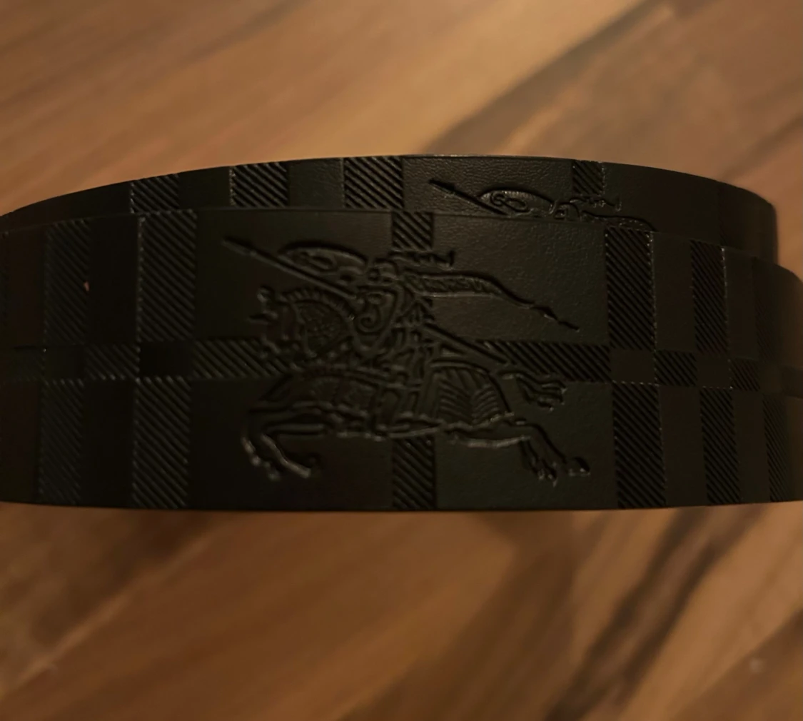 Svart Burberry bälte - 1