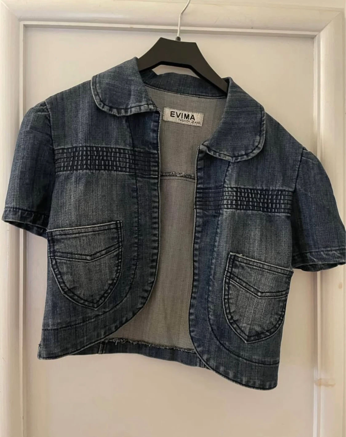 Mörkblå jeansbolero från Evima - 3