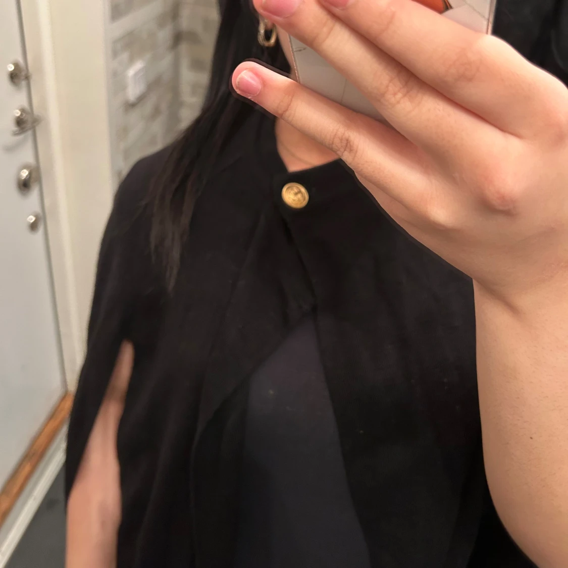 Svart cardigan jacka från Busnel - 4