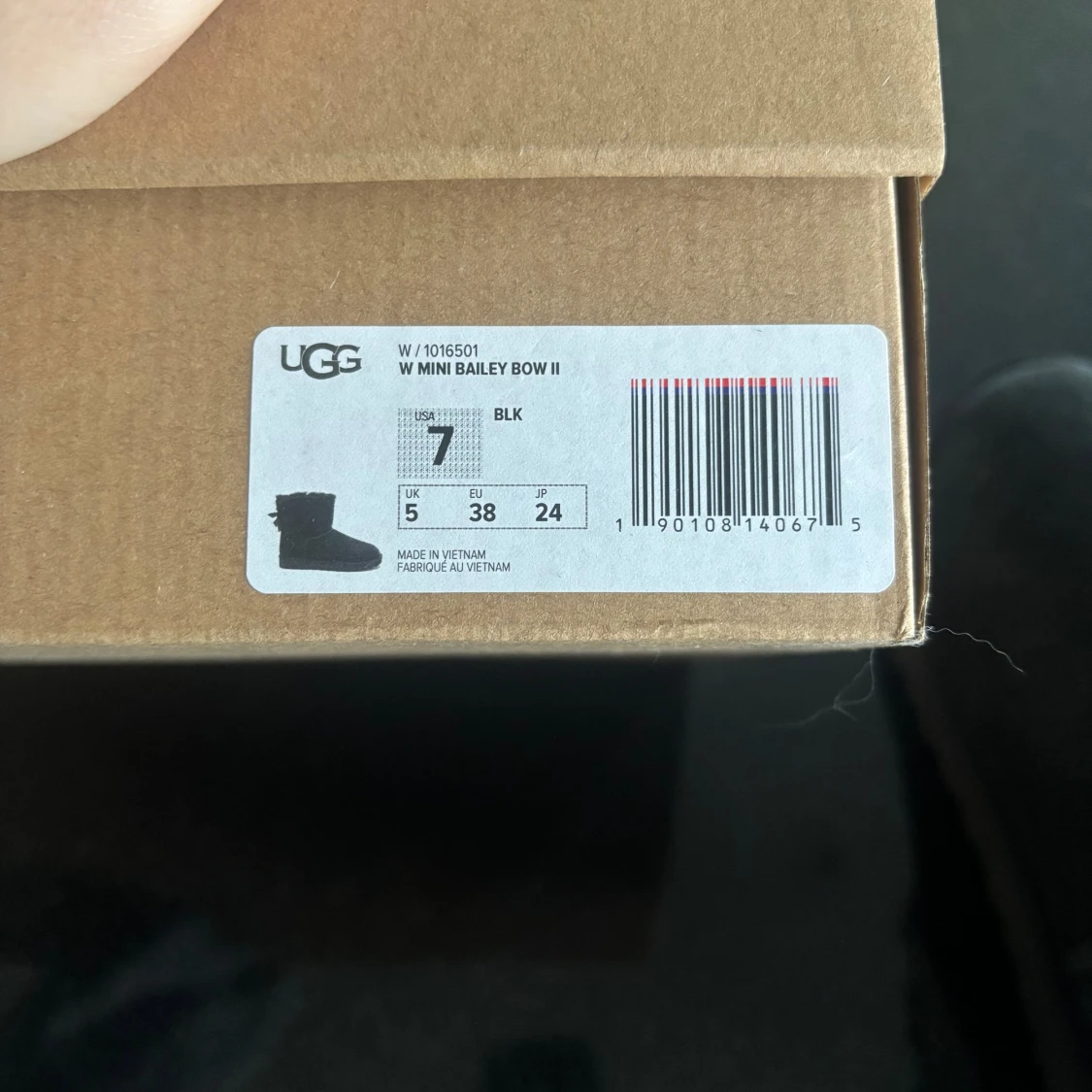 Svarta UGG boots med rosett - 4