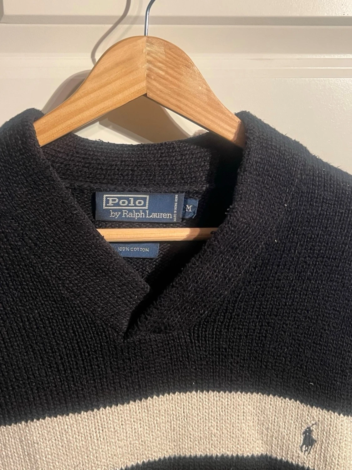 Svart stickad tröja Polo Ralph Lauren - 1