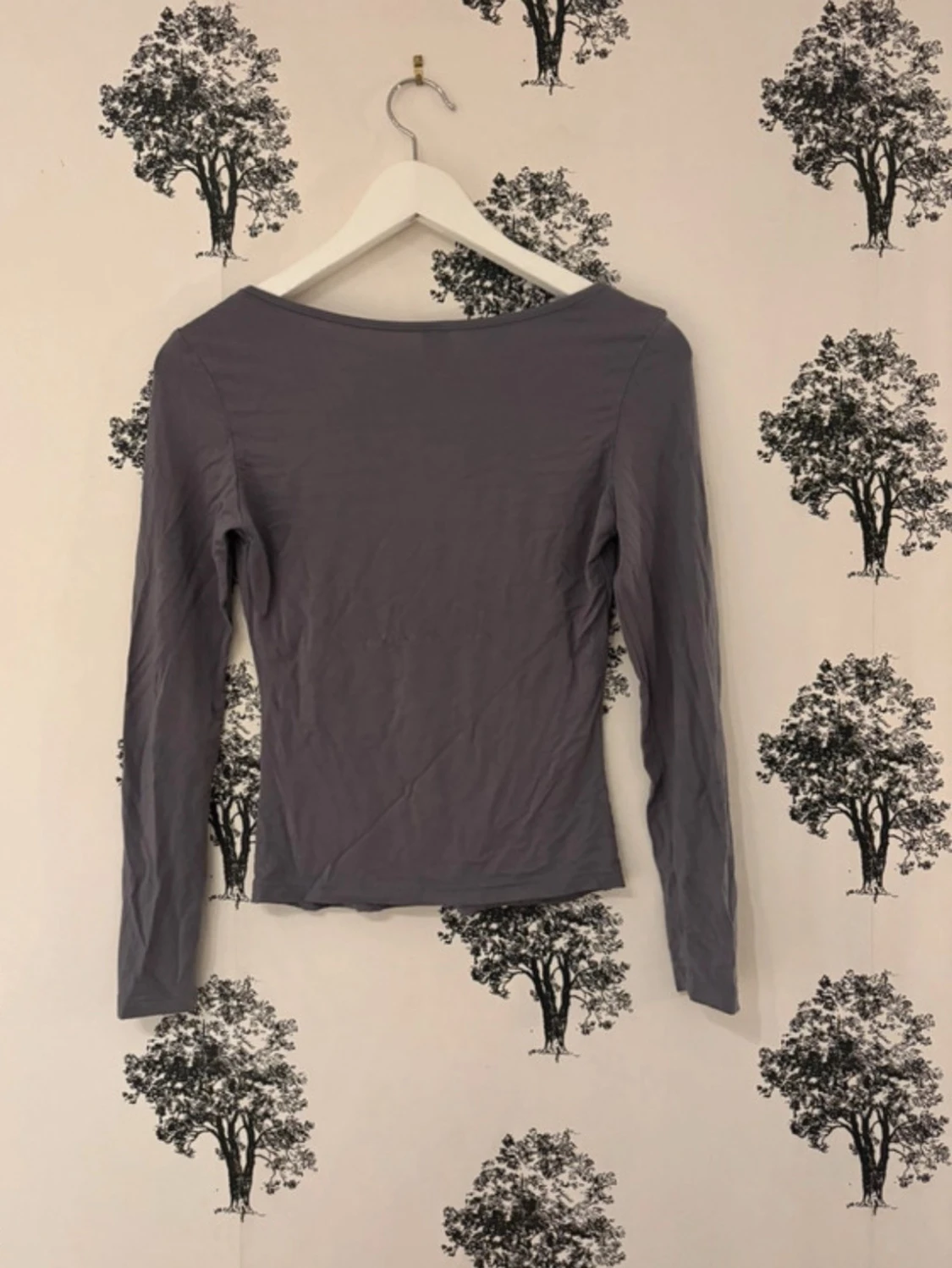 Grå långärmad topp från SHEIN - 1