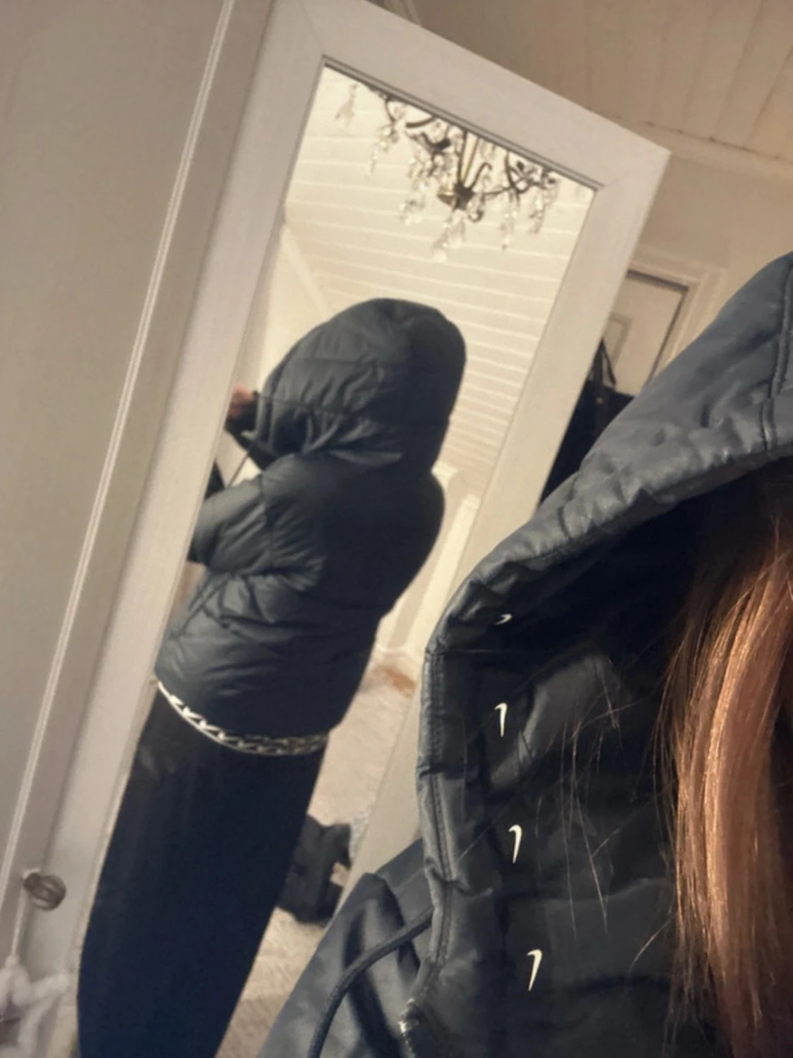 Svart pufferjacka från Nike - 2