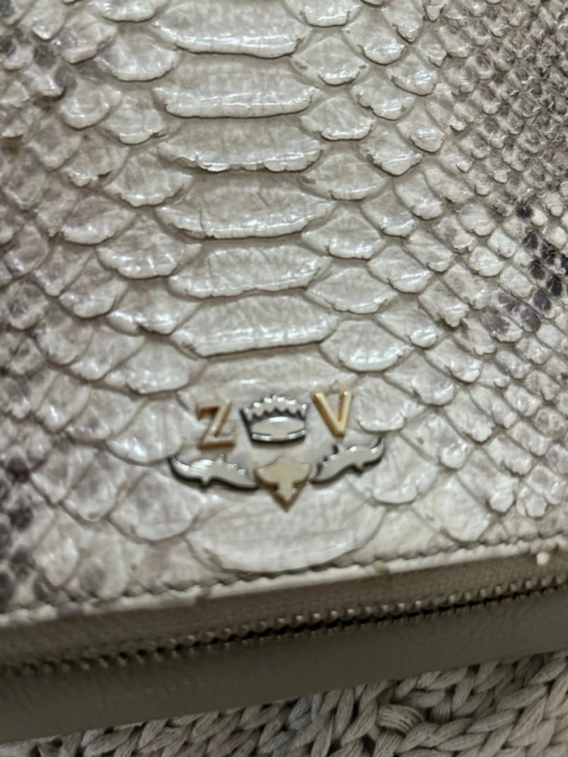 Axelväska i ormskinn från Zadig & Voltaire - 2