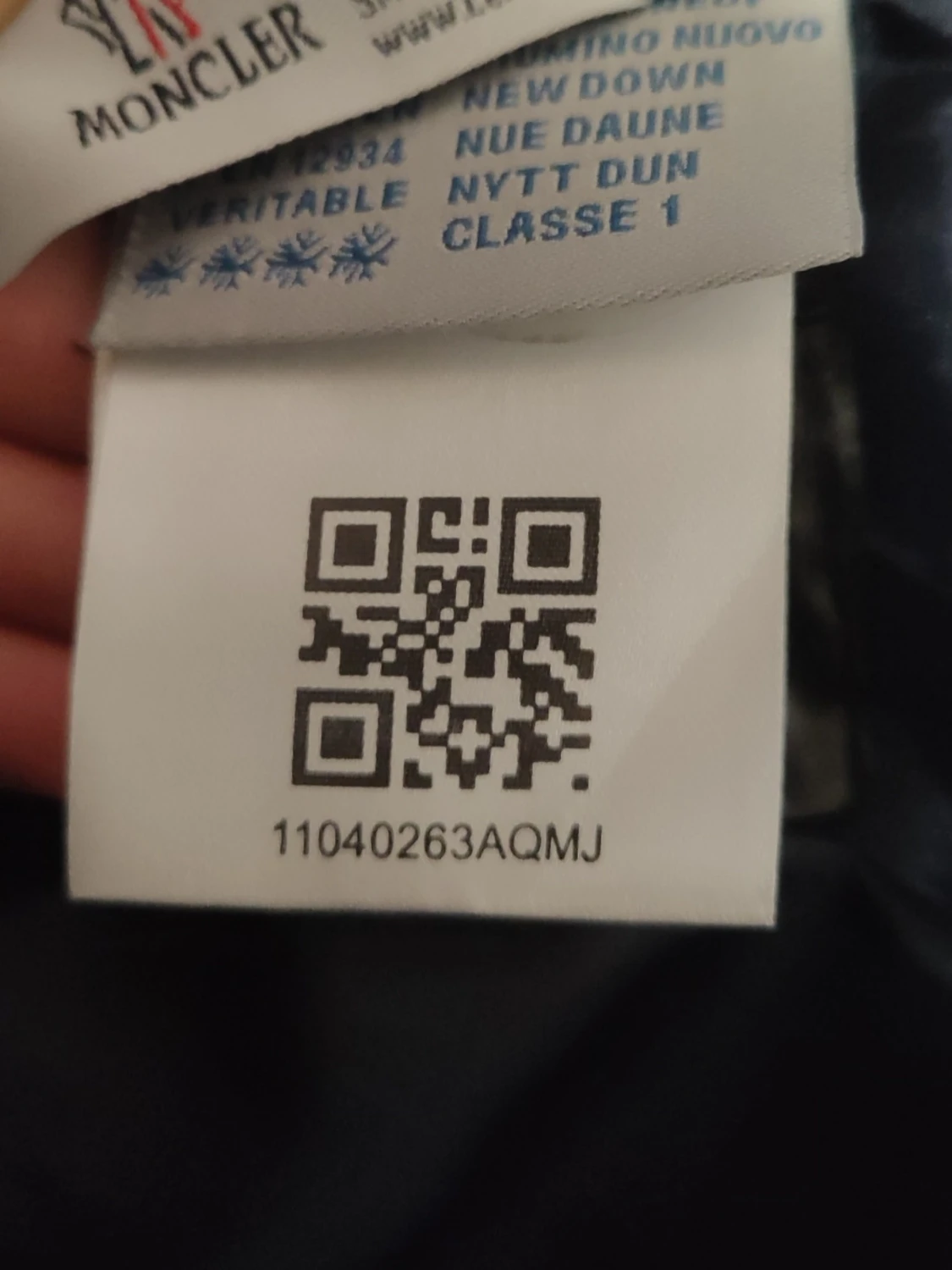 Mörkblå dunväst från Moncler - 2