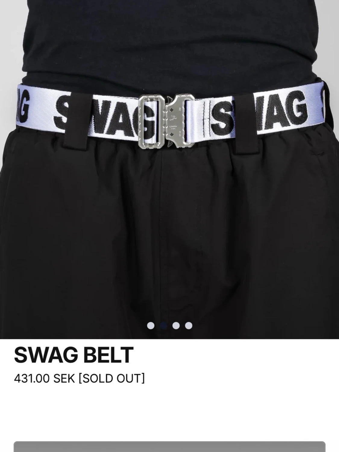 Skriv om ni har sånt bälte - 1