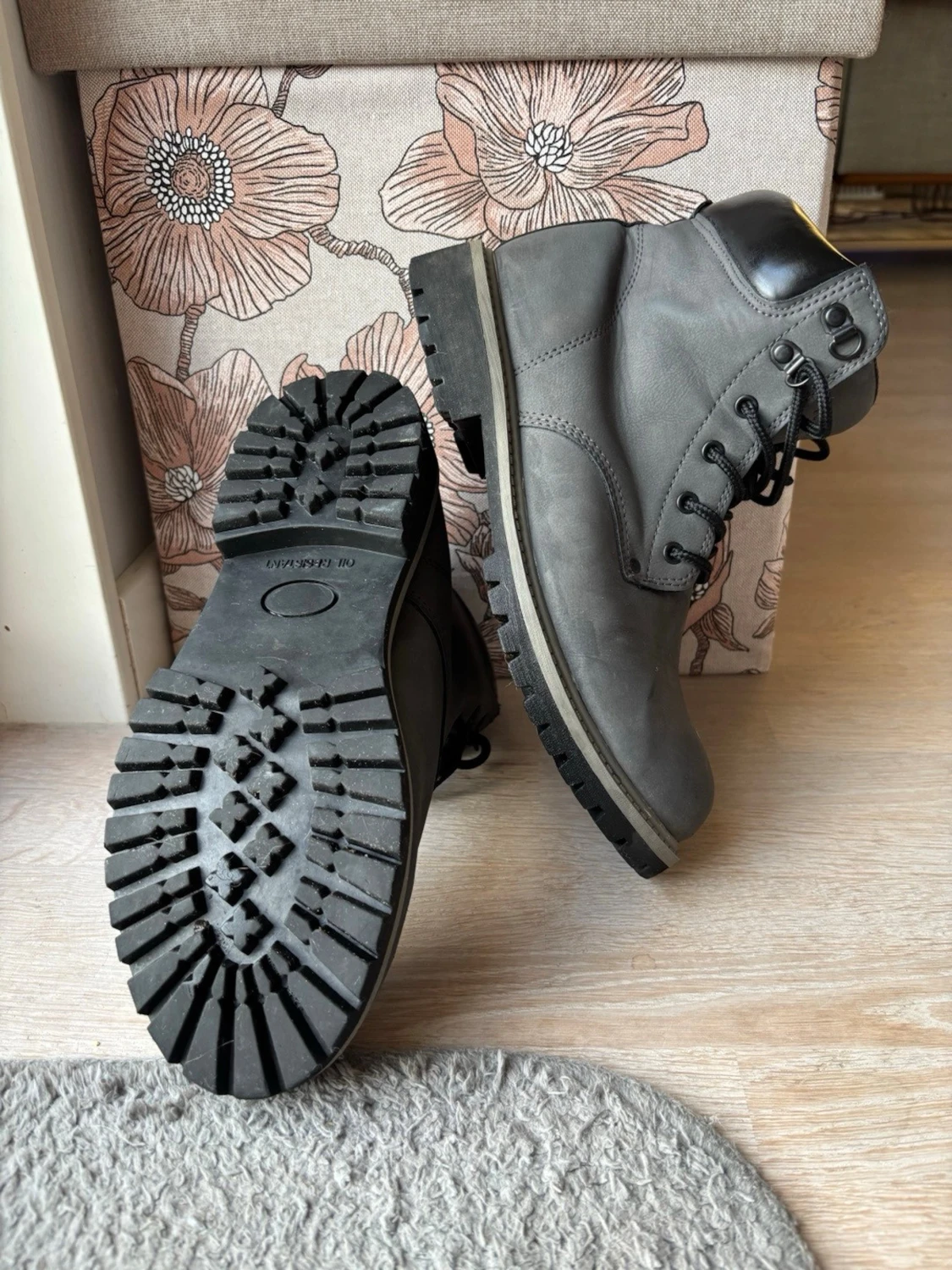 Grå boots från Everest med snörning - 3